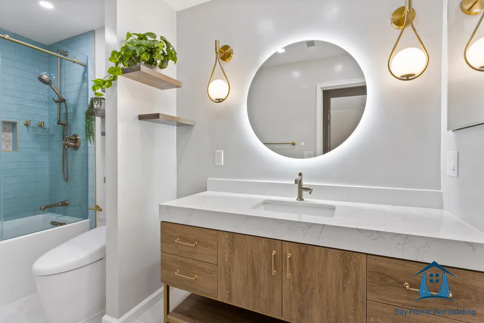 Alameda Dual Bathroom Renovation by Bay Home Remodeling - Photo 11