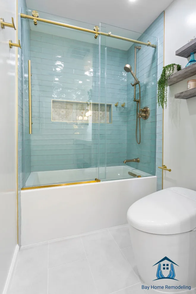 Alameda Dual Bathroom Renovation by Bay Home Remodeling - Photo 3