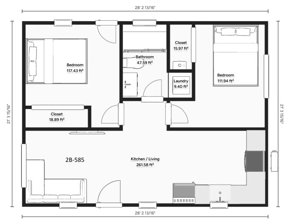 Dual Bedroom Layouts by Tiny Homes Of Tennessee - Photo 4