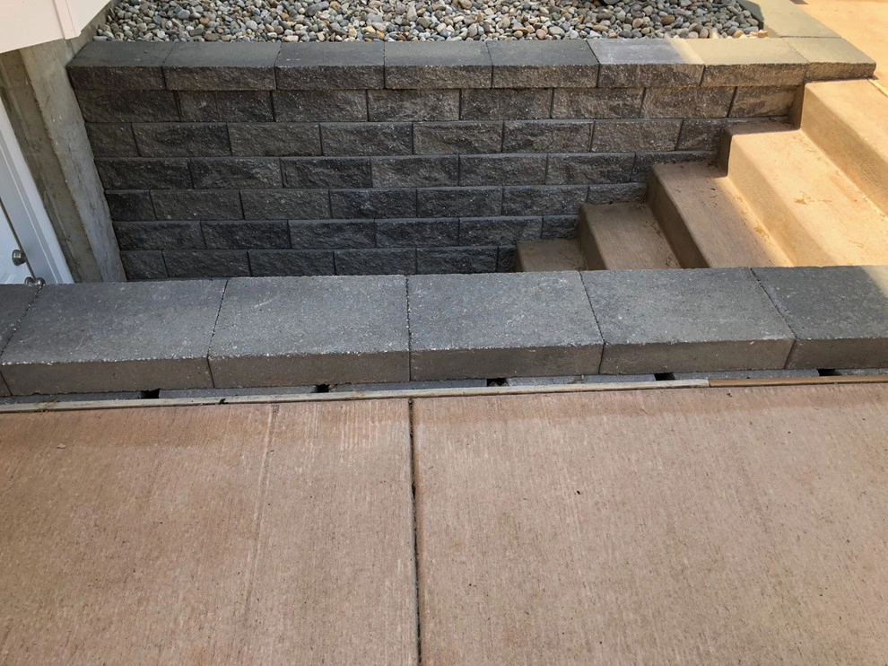 Exterior Retaining Wall and Stair Transformation by Outdoor Creative Design - Photo 2