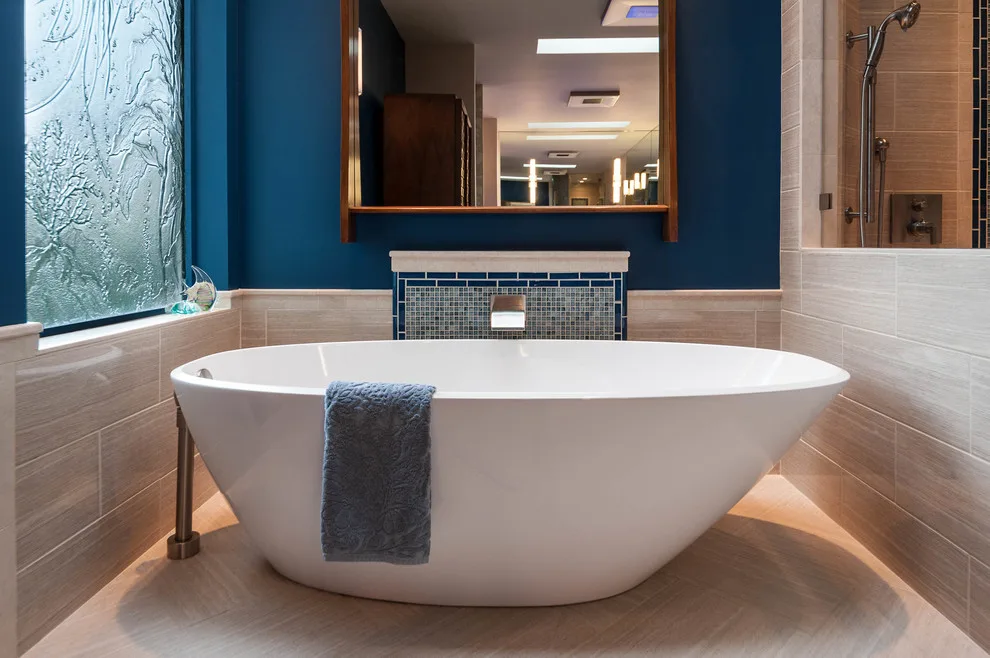 Clyde Hill "Submerged Paradise" Master Bathroom by McAdams Remodeling & Design - Photo 3