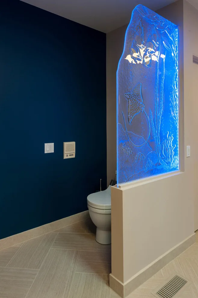 Clyde Hill "Submerged Paradise" Master Bathroom by McAdams Remodeling & Design - Photo 13