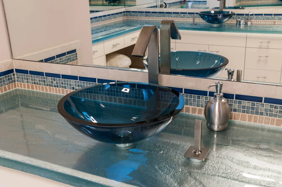 Clyde Hill "Submerged Paradise" Master Bathroom by McAdams Remodeling & Design - Photo 8