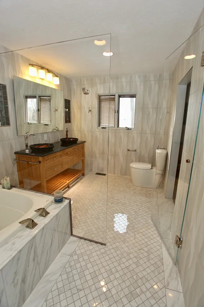 Distinctive Master Bathroom by Booher Remodeling Company - Photo 6