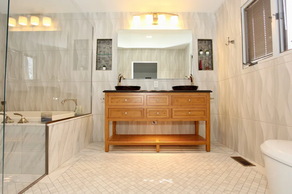 Distinctive Master Bathroom by Booher Remodeling Company - Photo 5