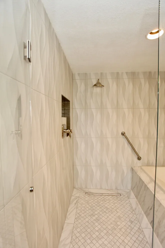 Distinctive Master Bathroom by Booher Remodeling Company - Photo 3