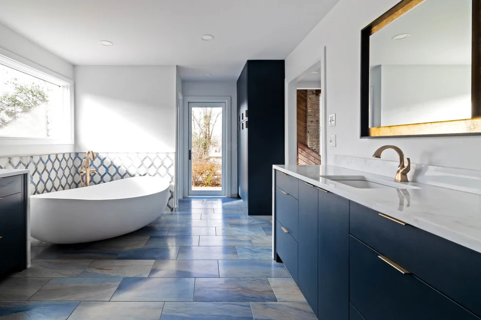Distinctive Primary Bathroom Renovation in Tulsa by Home Innovations - Photo 10