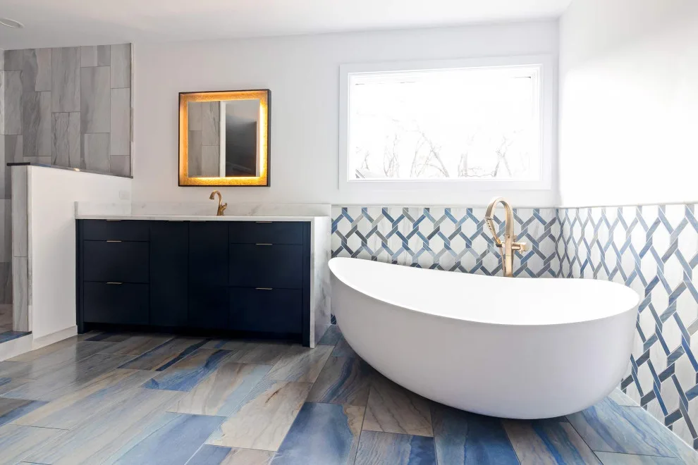 Distinctive Primary Bathroom Renovation in Tulsa by Home Innovations - Photo 8
