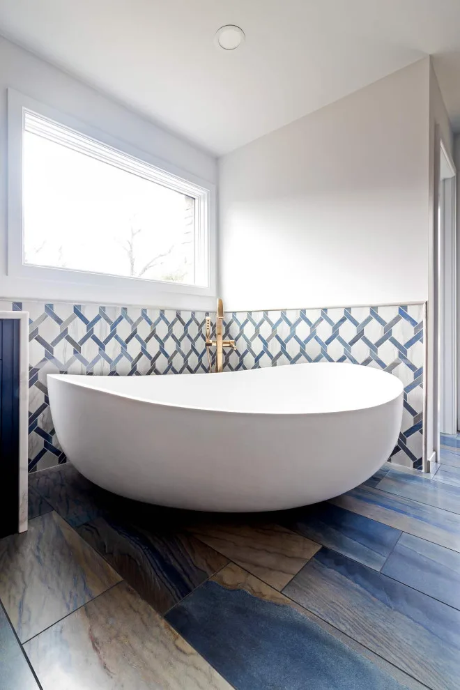 Distinctive Primary Bathroom Renovation in Tulsa by Home Innovations - Photo 3