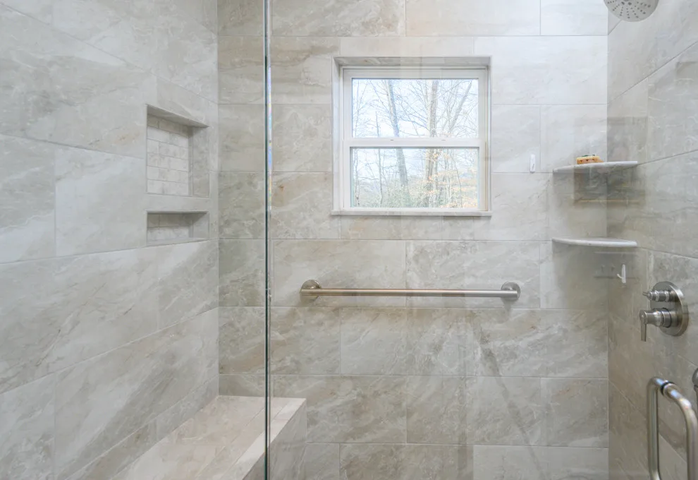 A Serene Shower Renovation for Aging in Place by Semper Fi Custom Remodeling - Photo 2