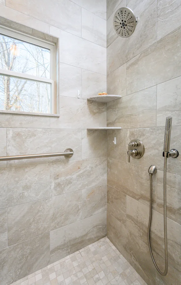 A Serene Shower Renovation for Aging in Place by Semper Fi Custom Remodeling - Photo 4