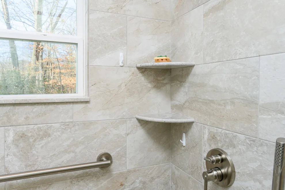 A Serene Shower Renovation for Aging in Place by Semper Fi Custom Remodeling - Photo 7