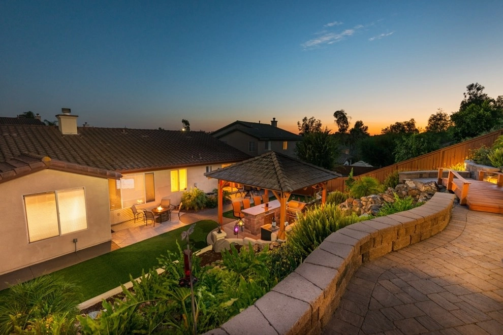 Patio Cover, Outdoor Kitchen and Water Feature by Pacific Dreamscapes - Photo 2