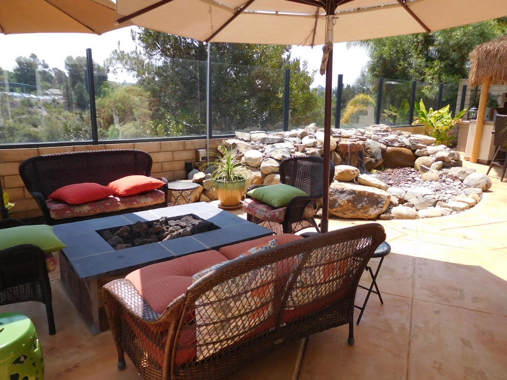Carlsbad Fire Pit and Pondless Waterfall by Pacific Dreamscapes - Photo 3