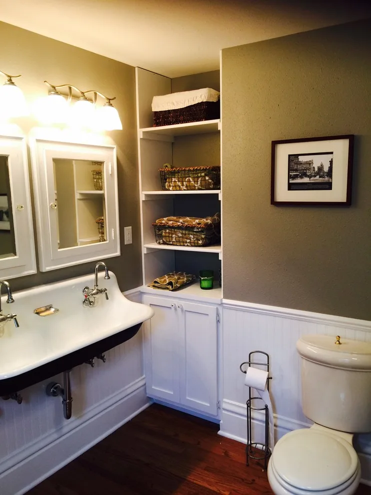 Retro Bathroom | Bedroom to Bathroom Remodel by Byrnes Custom Construction - Photo 4
