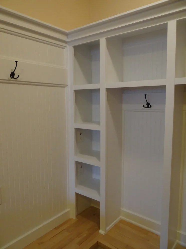 Retro integrated lockers for a mudroom space by DMR Construction - Photo 5