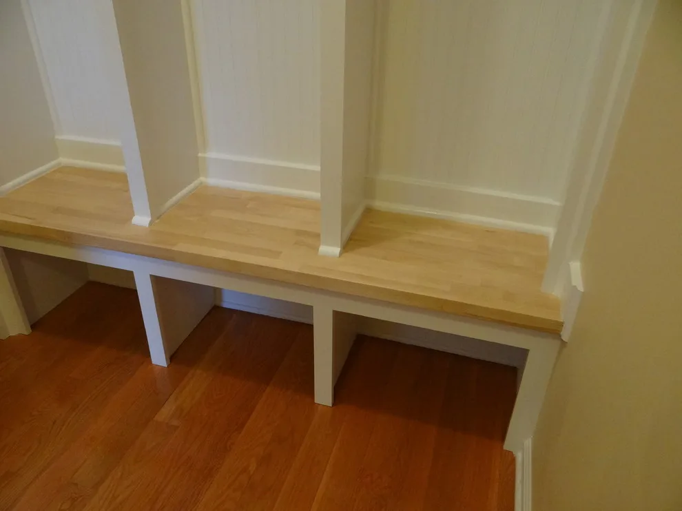 Retro integrated lockers for a mudroom space by DMR Construction - Photo 14