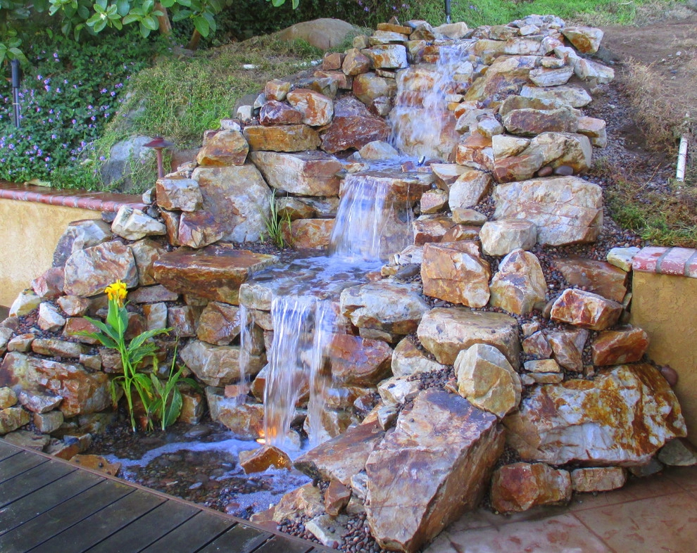 Pond with waterfalls and decks by Pacific Dreamscapes - Photo 3