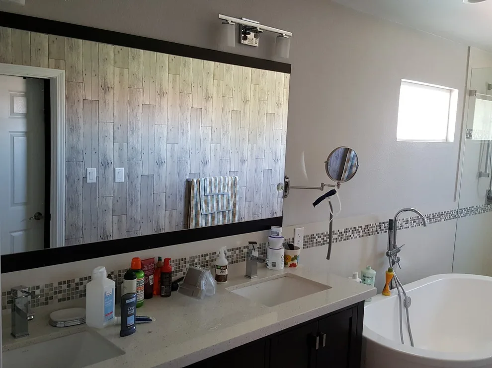 Wall Mural Setup by Seamingly Straight Wallpapering And Painting - Photo 3