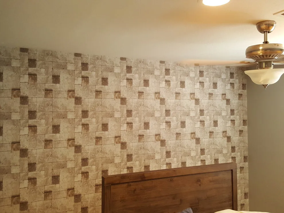 Wall Mural Setup by Seamingly Straight Wallpapering And Painting - Photo 8