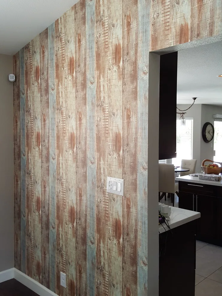 Wall Mural Setup by Seamingly Straight Wallpapering And Painting - Photo 2