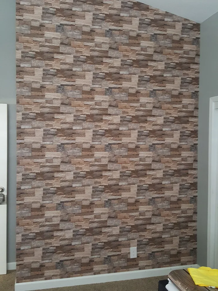 Wall Mural Setup by Seamingly Straight Wallpapering And Painting - Photo 9