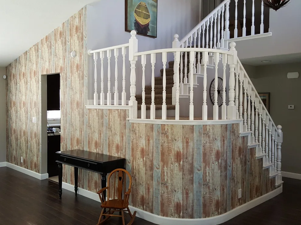 Wall Mural Setup by Seamingly Straight Wallpapering And Painting - Photo 12
