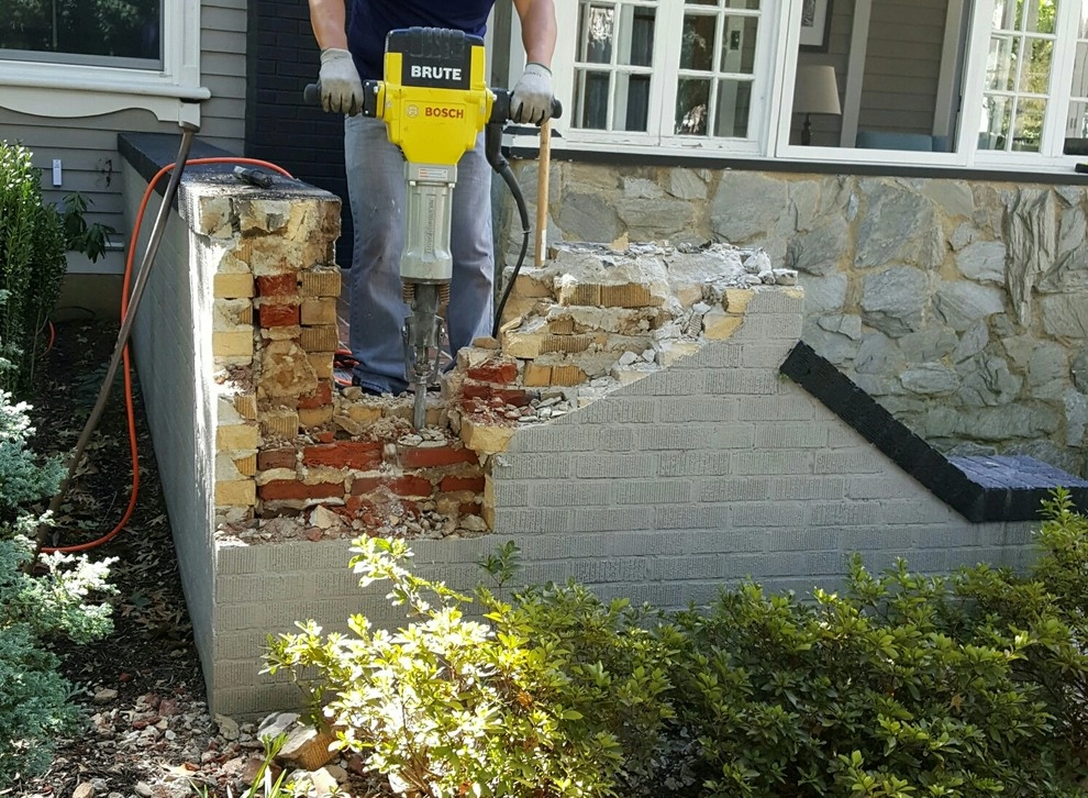 Techo-Bloc Front Entry Steps by Paradise Pavers Pond Landscaping LLC - Photo 5