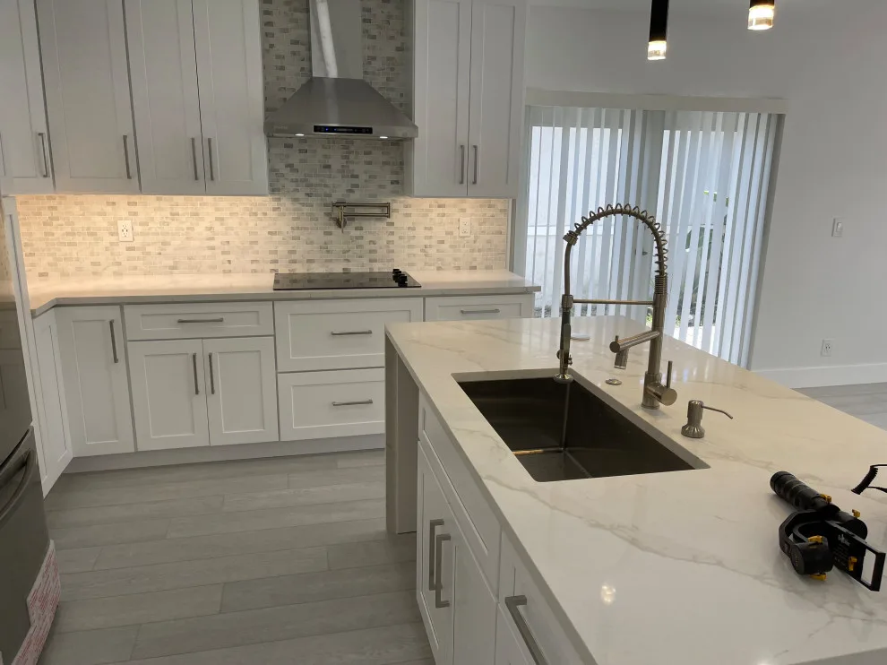 Island Kitchen Renovation by the Waterfall by Abba Construction & Remodeling - Photo 6
