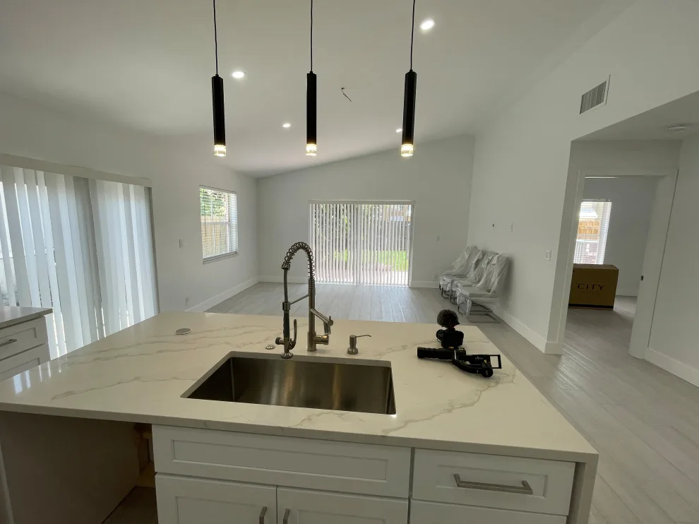 Island Kitchen Renovation by the Waterfall by Abba Construction & Remodeling - Photo 2