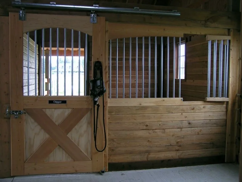 Cedar Sliding Stall Doors for Webb Barn by All Florida Custom Homes - Photo 4
