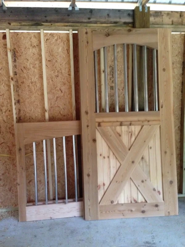 Cedar Sliding Stall Doors for Webb Barn by All Florida Custom Homes - Photo 3
