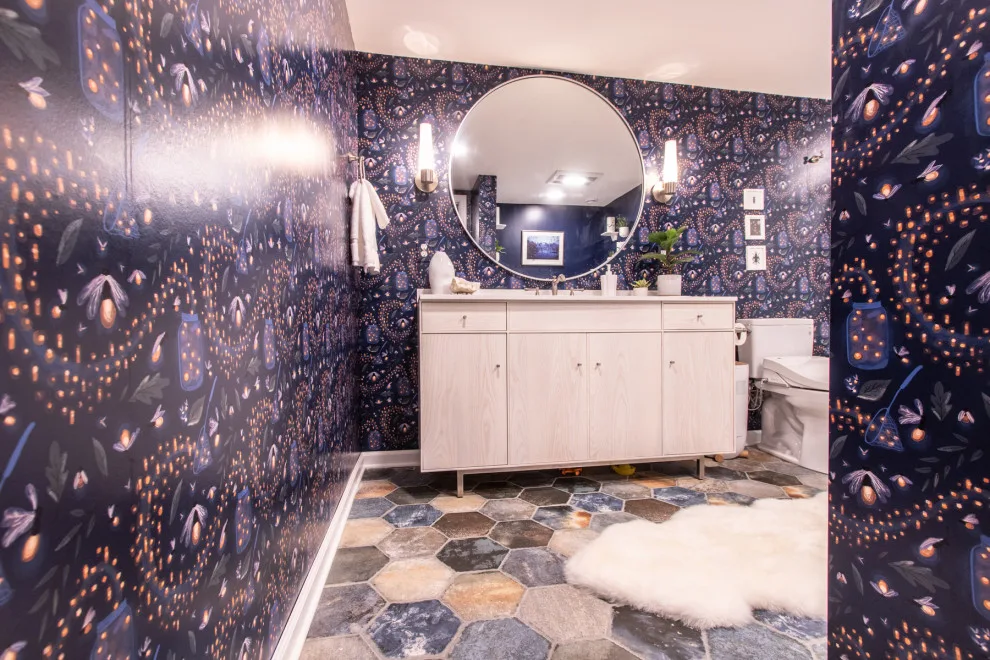 Playful Restroom by Blue Ridge Design Build - Photo 7