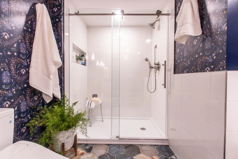 Playful Restroom by Blue Ridge Design Build - Photo 4