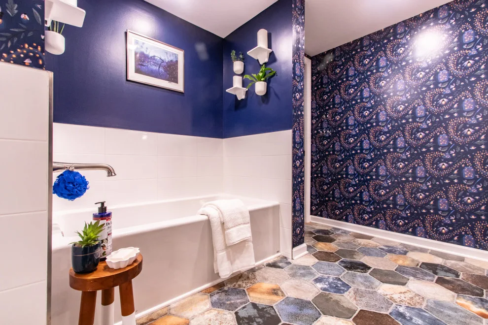 Playful Restroom by Blue Ridge Design Build - Photo 10