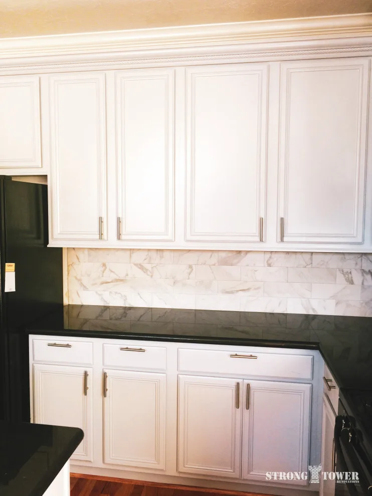 Project White Cabinet: Cabinet Painting by Strong Tower Renovations - Photo 2