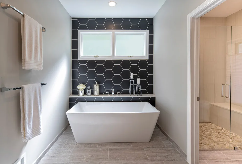 White Lake Primary Bathroom by Newmyer Distinctive Remodeling - Photo 4