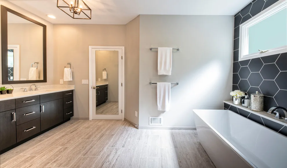 White Lake Primary Bathroom by Newmyer Distinctive Remodeling - Photo 2