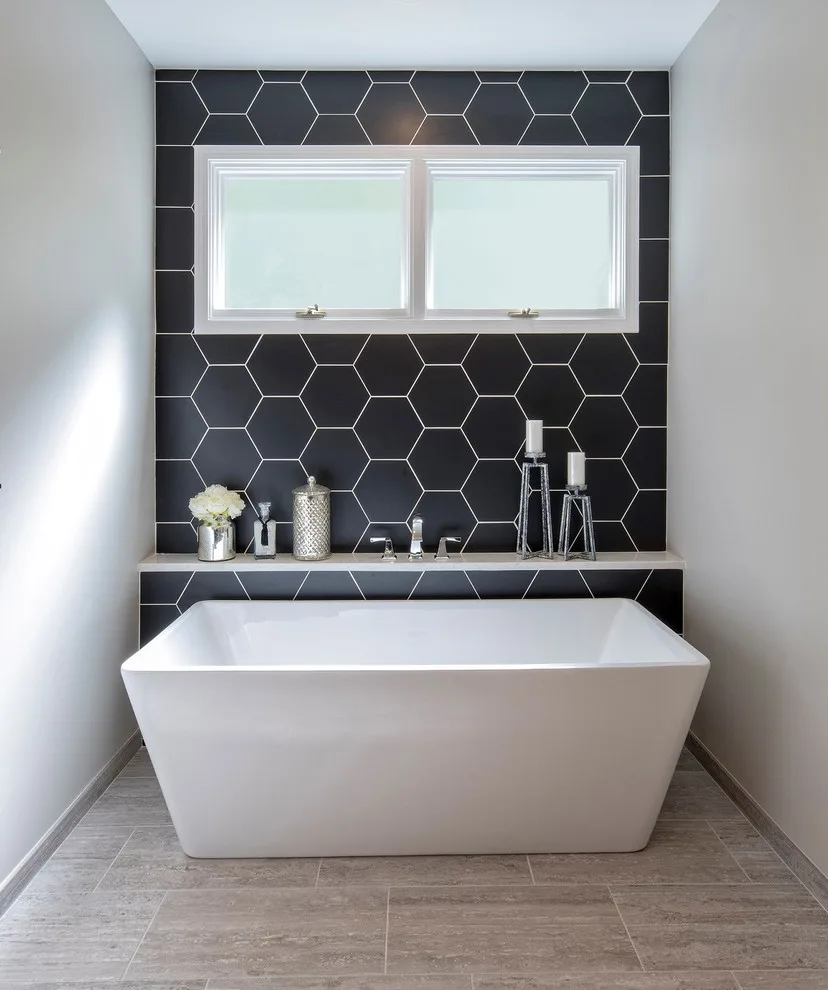 White Lake Primary Bathroom by Newmyer Distinctive Remodeling - Photo 6
