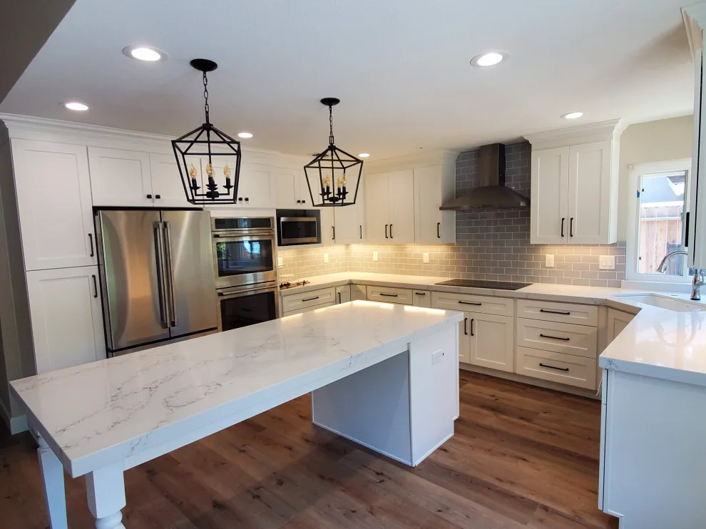 Contemporary White Kitchen by House On The Hill Construction LLC - Photo 3