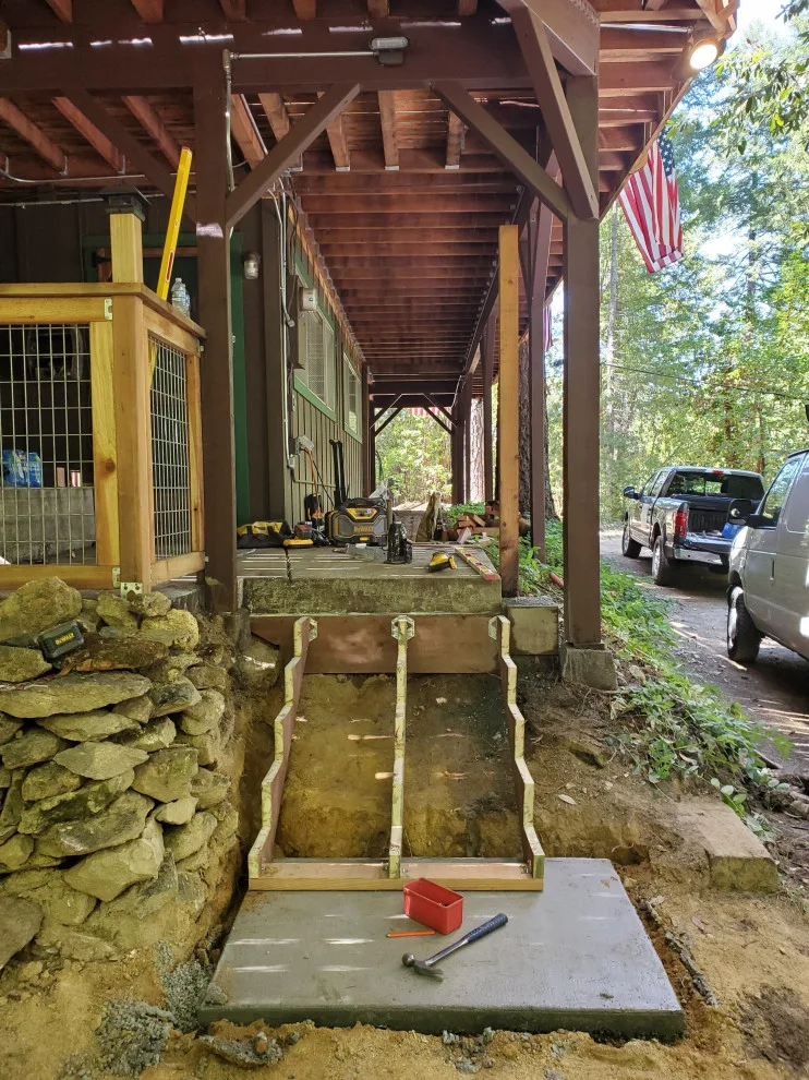 Timber Cabin Steps by House On The Hill Construction LLC - Photo 4