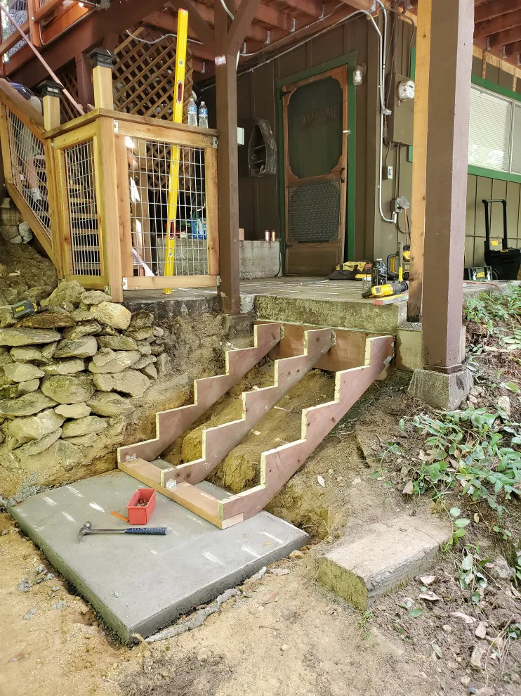 Timber Cabin Steps by House On The Hill Construction LLC - Photo 6