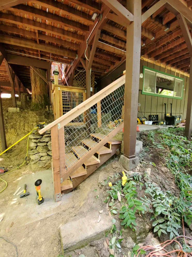 Timber Cabin Steps by House On The Hill Construction LLC - Photo 10