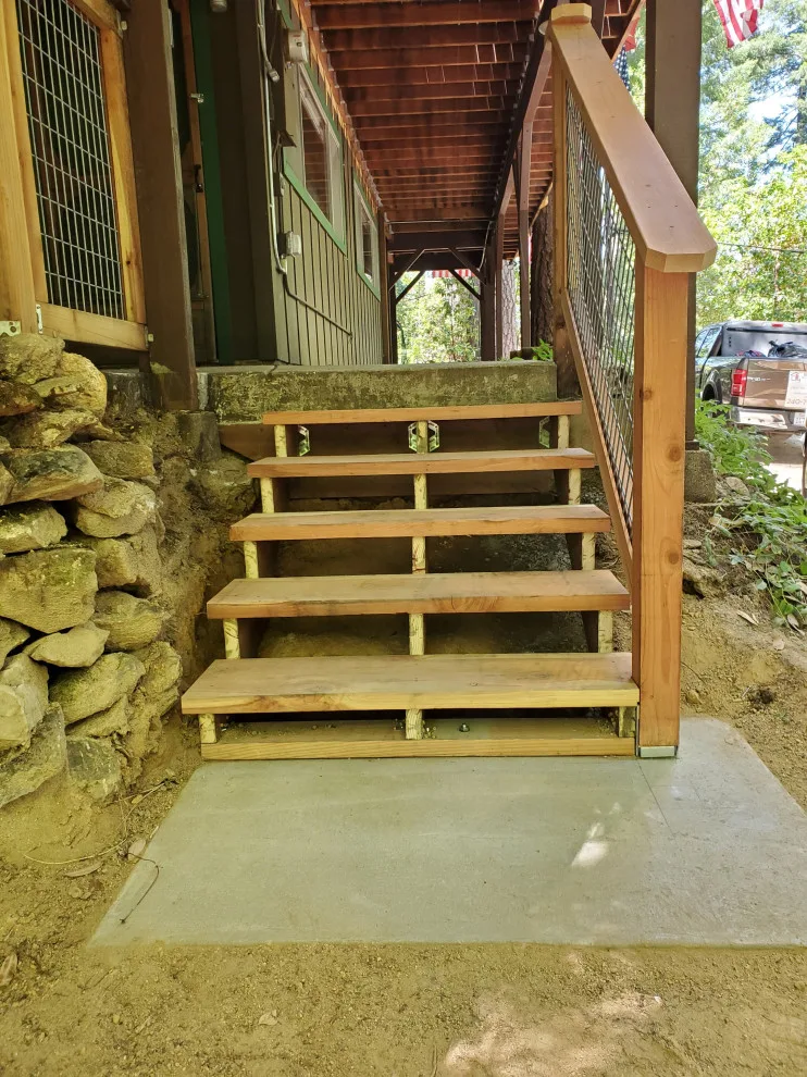 Timber Cabin Steps by House On The Hill Construction LLC - Photo 11