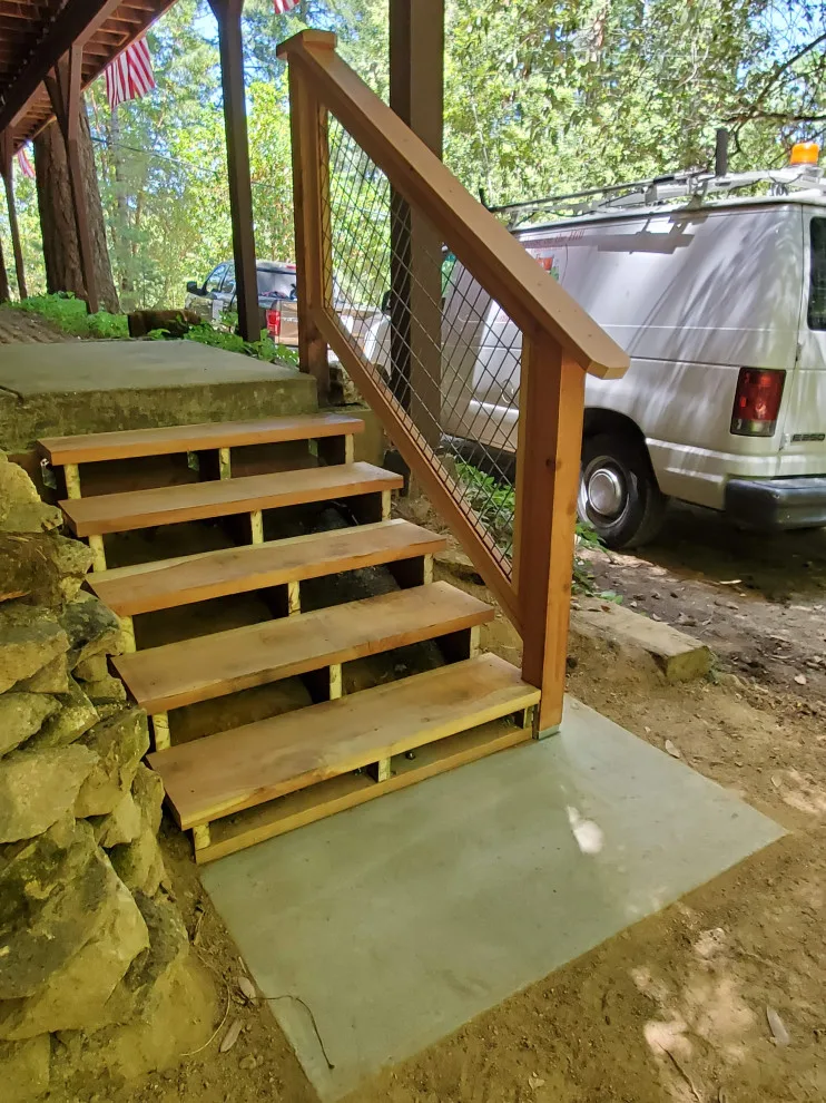 Timber Cabin Steps by House On The Hill Construction LLC - Photo 3
