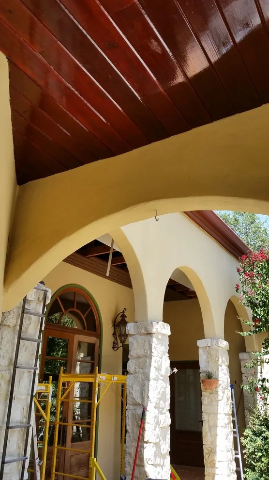 patio with wooden ceiling by Home Source - Photo 3