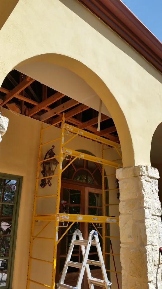 patio with wooden ceiling by Home Source - Photo 8