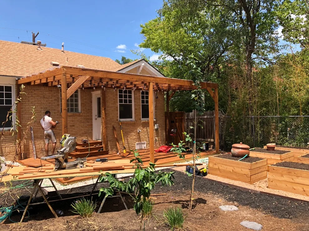 Yarrow Landscaping Project by East Austin Carpenters - Photo 5