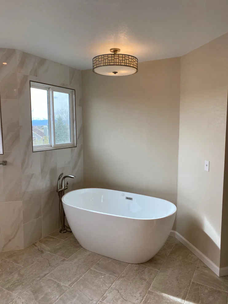 Youthful Bathroom Renovation by Prestige Home Renovations - Photo 7