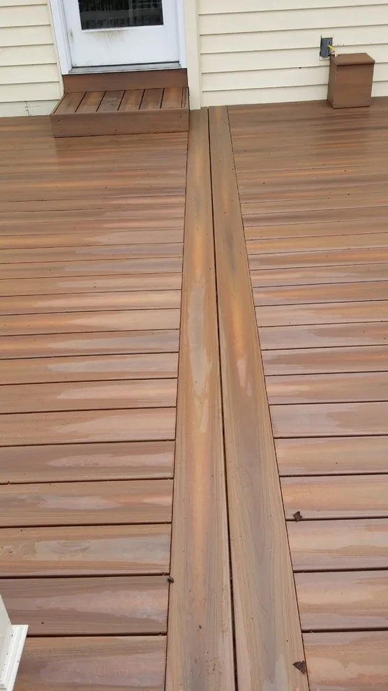 Ipe Fiberon deck with lighting and railing cap by Coastal Outdoor Spaces - Photo 3